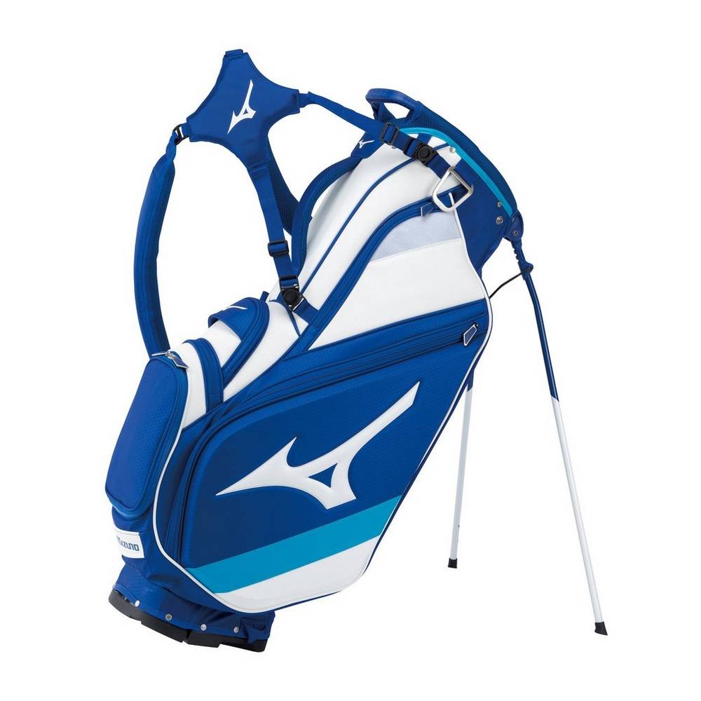 Borse Mizuno Tour 14-Way Stand Donna - Blu/Bianche - 90278-EZDK